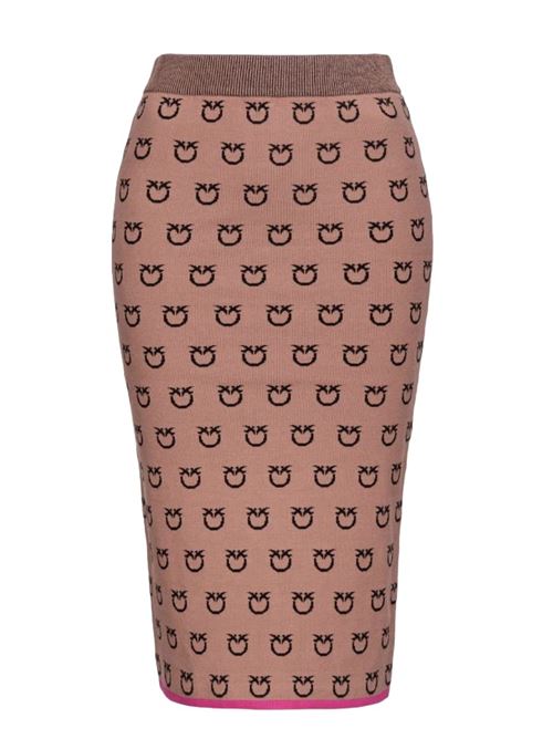 Logo jacquard midi skirt Pinko | 101565-A112.CZ3